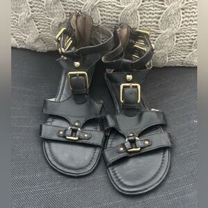 Black Strappy Sandals